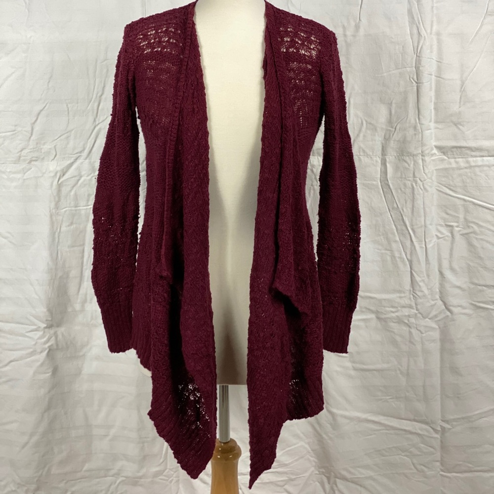 Maroon Cardigan